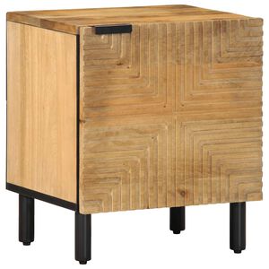 vidaXL Arm&aacute;rio de cabeceira castanho 40x33x46 cm manga madeira maci&ccedil;a