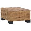vidaXL Mesa de centro 47x47x28 cm vime natural