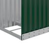 vidaXL Suporte de lenha 40x45x170 cm a&ccedil;o galvanizado verde