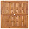vidaXL Conjunto de jantar p/ jardim 5 pcs madeira de ac&aacute;cia maci&ccedil;a