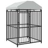 vidaXL Canil de exterior com telhado 120x120x150 cm