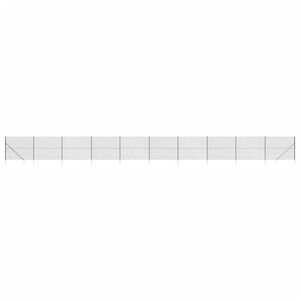 vidaXL Cerca de arame com estacas de fixa&ccedil;&atilde;o 1,6x25 m antracite