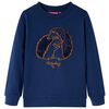 Sweatshirt para crian&ccedil;a azul-marinho 128