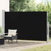 vidaXL Toldo lateral retr&aacute;til para p&aacute;tio 180x300 cm preto