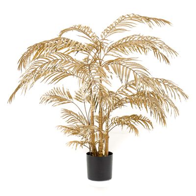 Emerald Palmeira Areca artificial 145 cm dourada