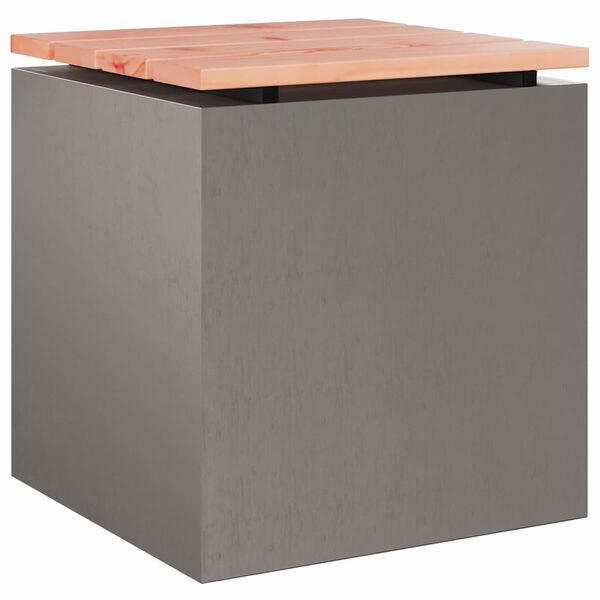 vidaXL Banco de jardim Ferro Enferrujado 40 x 40 x 43 cm A&ccedil;o corten