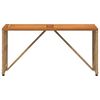 vidaXL Mesa de Exterior Natural 80 x 40 x 40 cm
