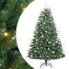 vidaXL &Aacute;rvore de Natal Articulada Artificial Verde 210 cm PVC e Metal