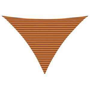 vidaXL Vela de sombra solar Laranja e Marrom 5 x 5 x 6 m