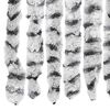 vidaXL Cortina anti-insetos 118x220cm chenille cinzento claro e escuro