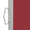 vidaXL Toldo lateral retr&aacute;til para p&aacute;tio 160x300 cm vermelho