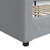 vidaXL Sof&aacute;-cama 100x200 cm tecido cinzento-claro