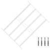 vidaXL Grades de seguran&ccedil;a para janelas com 4 travess&otilde;es 43-74 cm