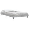 vidaXL Estrutura de cama 90x200 cm derivados de madeira cinza sonoma