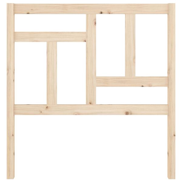 vidaXL Cabeceira de cama 95,5x4x100 cm pinho maci&ccedil;o