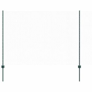 vidaXL Cerca de Arame Soldado 100 x 1,6 m (L x A) A&ccedil;o Revestido de PVC