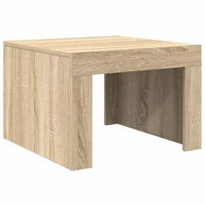 vidaXL Mesa de centro 50x50x35 cm derivados de madeira carvalho sonoma