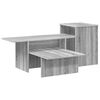 vidaXL Aparador Cinza Sonoma 91,5 x 35 x 38,5 cm Derivados de Madeira