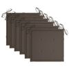 vidaXL Cadeiras de jardim dobr&aacute;veis c/ almofad&otilde;es 6 pcs ac&aacute;cia maci&ccedil;a