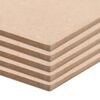vidaXL Placas de MDF 4 pcs quadrado 60x60 cm 12 mm