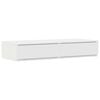 vidaXL Gavetas de cama Branco 90 x 36,5 x 16,5 cm Derivados de Madeira