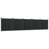vidaXL Painel de veda&ccedil;&atilde;o 872x186 cm WPC cinzento
