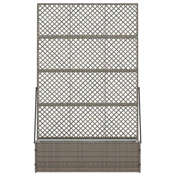 vidaXL Floreira Cinzeto 105 x 30 x 170 cm Metal