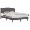 vidaXL Estrutura da Cama Cinzento 140 x 200 cm Couro Sint&eacute;tico