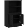 vidaXL Highboard Carvalho Preto 60 x 35.5 x 103.5 cm