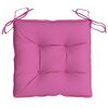 vidaXL Almofad&otilde;es de cadeira 6 pcs 50x50x7 cm tecido oxford rosa