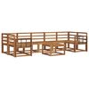 vidaXL Conjunto de Sof&aacute;s para Exterior 8 pcs Natural