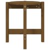 vidaXL Mesa de centro Ø 42,5x45 cm madeira pinho maciça castanho-mel