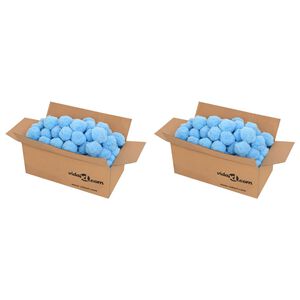 vidaXL Filtro de piscina antibacteriano bolas azuis 1400 g polietileno