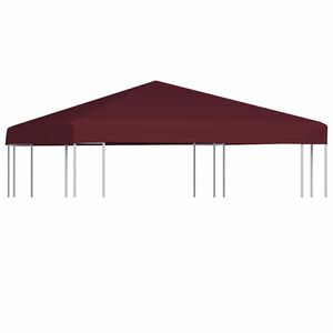 vidaXL Cobertura de gazebo 310 g/m&sup2; 3x3 m bord&ocirc;