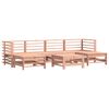 vidaXL 7 pcs conjunto lounge de jardim madeira de douglas maci&ccedil;a