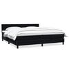 vidaXL Cama com molas/colch&atilde;o 200x220 cm veludo preto