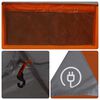 vidaXL Tenda de campismo p/ 4 pessoas impermeável cinzento/laranja