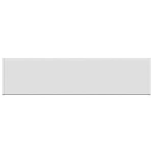 vidaXL Soleira de Janela Branco 60 x 20 x 4,5 cm PVC