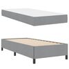 vidaXL Cama Box Cinzento-claro 80 x 200 cm tecido