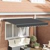 vidaXL Toldo Retr&aacute;til Manual Antracite 250 x 200 cm tecido