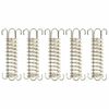 vidaXL Fixadores de mola p/ para-sol estilo vela 5 pcs a&ccedil;o inoxid&aacute;vel