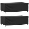 vidaXL Capas m&oacute;veis de jardim 2pcs 229x113x73cm imperme&aacute;vel 420D preto