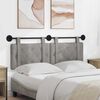 vidaXL Cabeceira Suspensa Cinzento-claro 130 x 55 x 5 cm Veludo