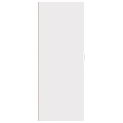 vidaXL Armário suspenso 69,5x34x90 cm madeira processada branco