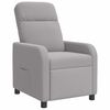 vidaXL Reclin&aacute;vel Cinzento-claro Boucl&eacute;