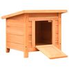 vidaXL Casa para gatos pinho e abeto maci&ccedil;os 50x46x43,5 cm