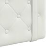 vidaXL Cabeceira Suspensa Branco 150 x 55 x 5 cm Couro Sint&eacute;tico