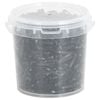 vidaXL El&aacute;sticos para tran&ccedil;as de cavalos 1500 pcs silicone preto