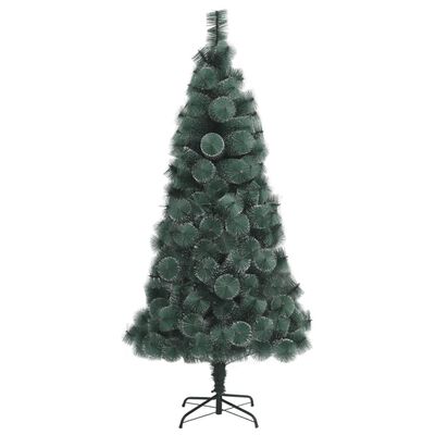 vidaXL Árvore de Natal artificial com suporte 210 cm PET verde