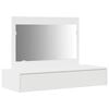 vidaXL Mesa de vestir Branco 100 x 40 x 70 cm Derivados de Madeira